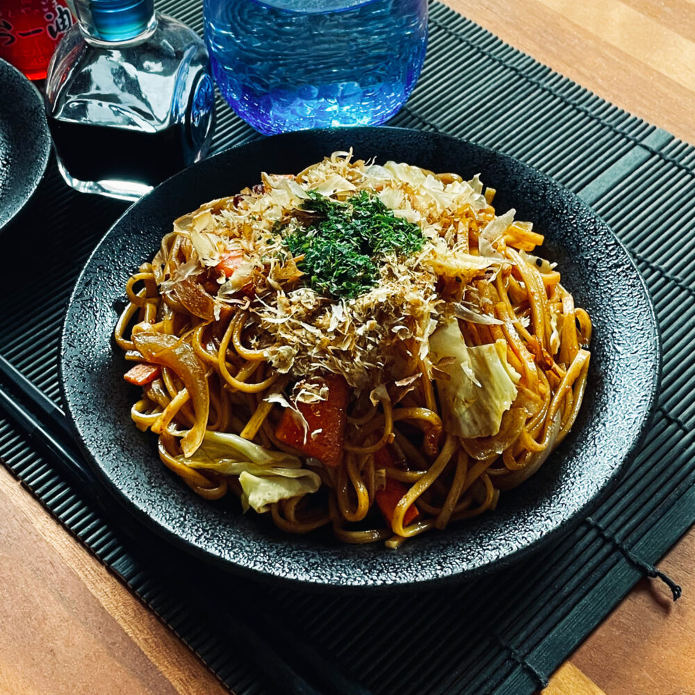 ピリ辛ソース焼きそば