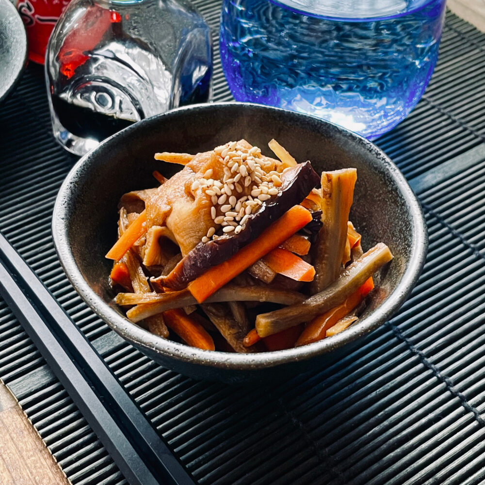 丁子麩と根菜の炒め煮