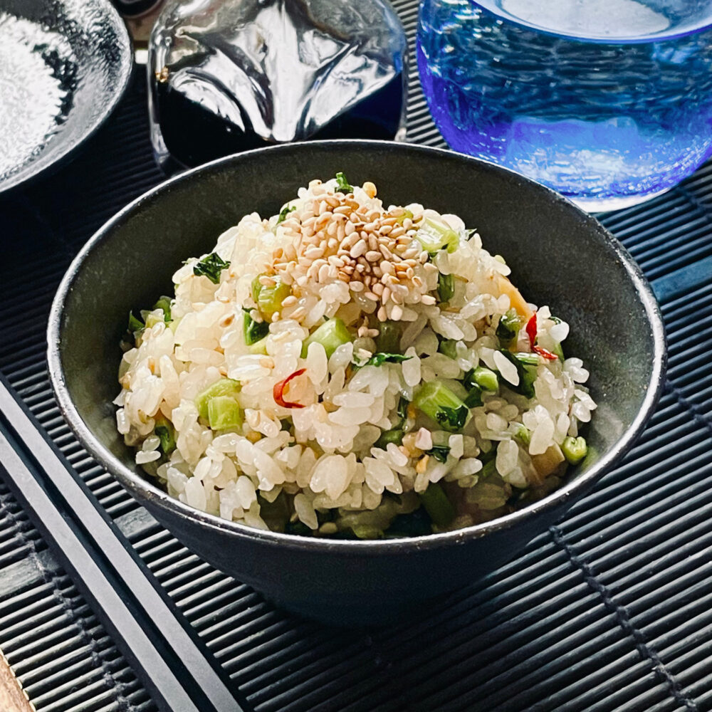 大根菜の混ぜご飯