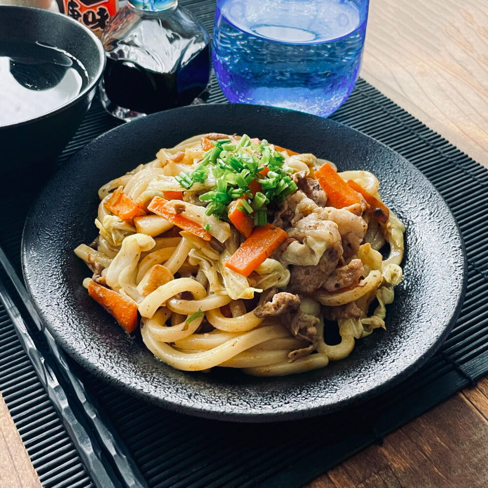 ガーリック焼きうどん