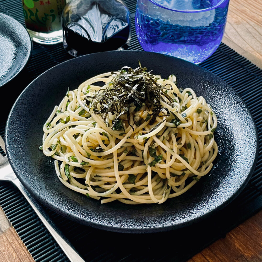 青じそと柚子胡椒のパスタ