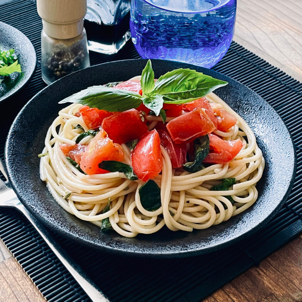 トマトの冷製パスタ