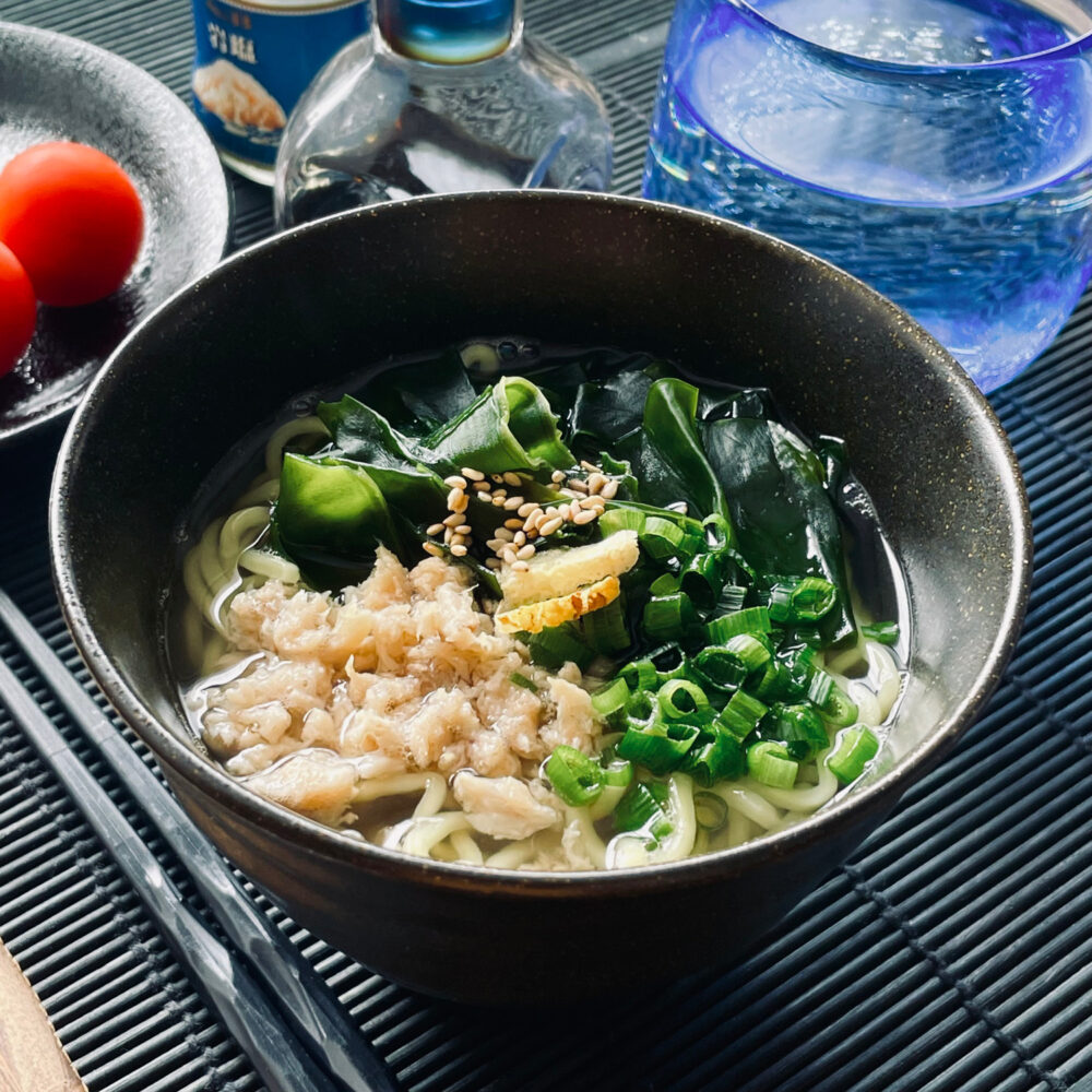 鯛とわかめの塩ラーメン