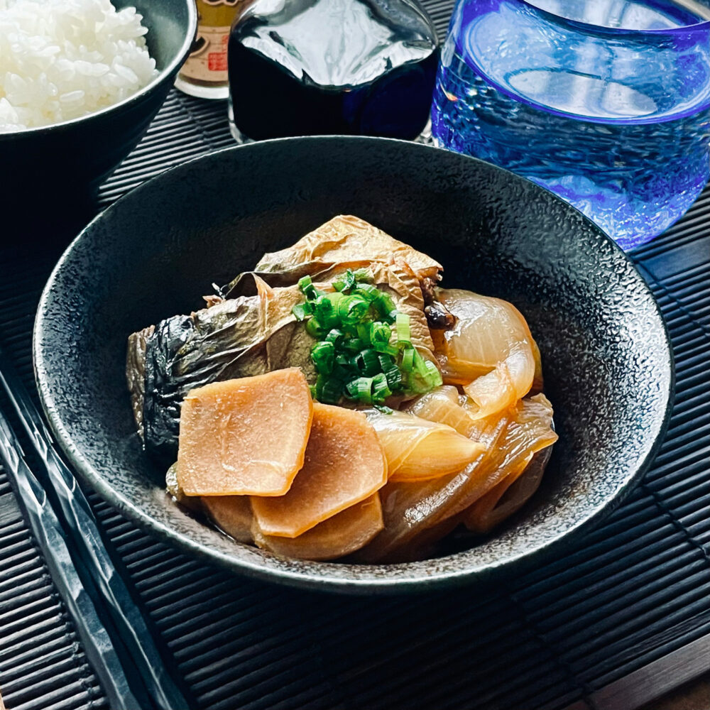 焼き鯖の煮付け