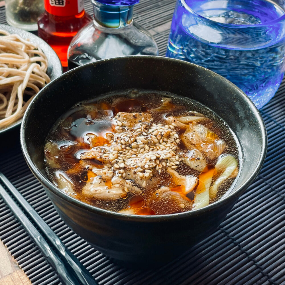 ピリ辛豚バラつけ麺（ダシダver.）