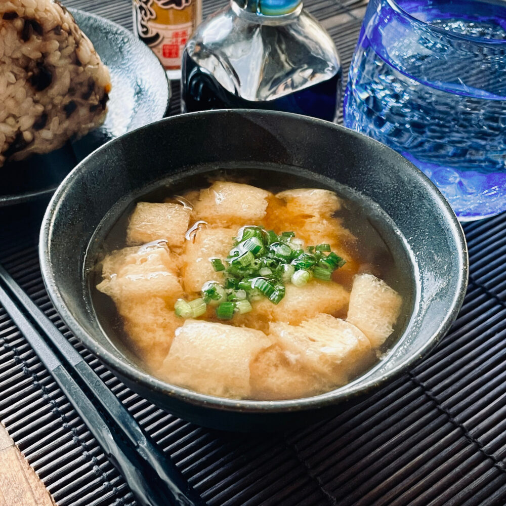 大根おろしと油揚げの味噌汁