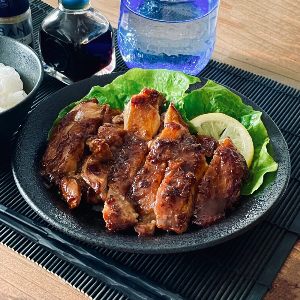 鶏もも肉のレモン醤油焼き