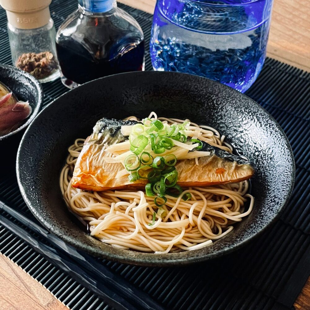 焼き鯖そうめん