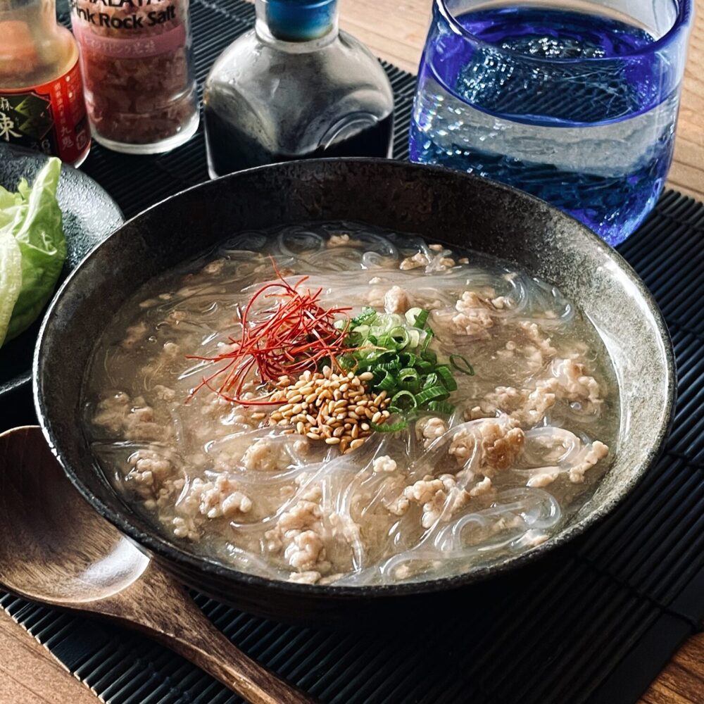 豚ひき肉と春雨のからしめし