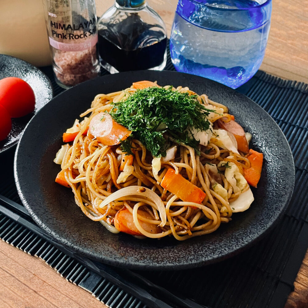 パスタでソース焼きそば