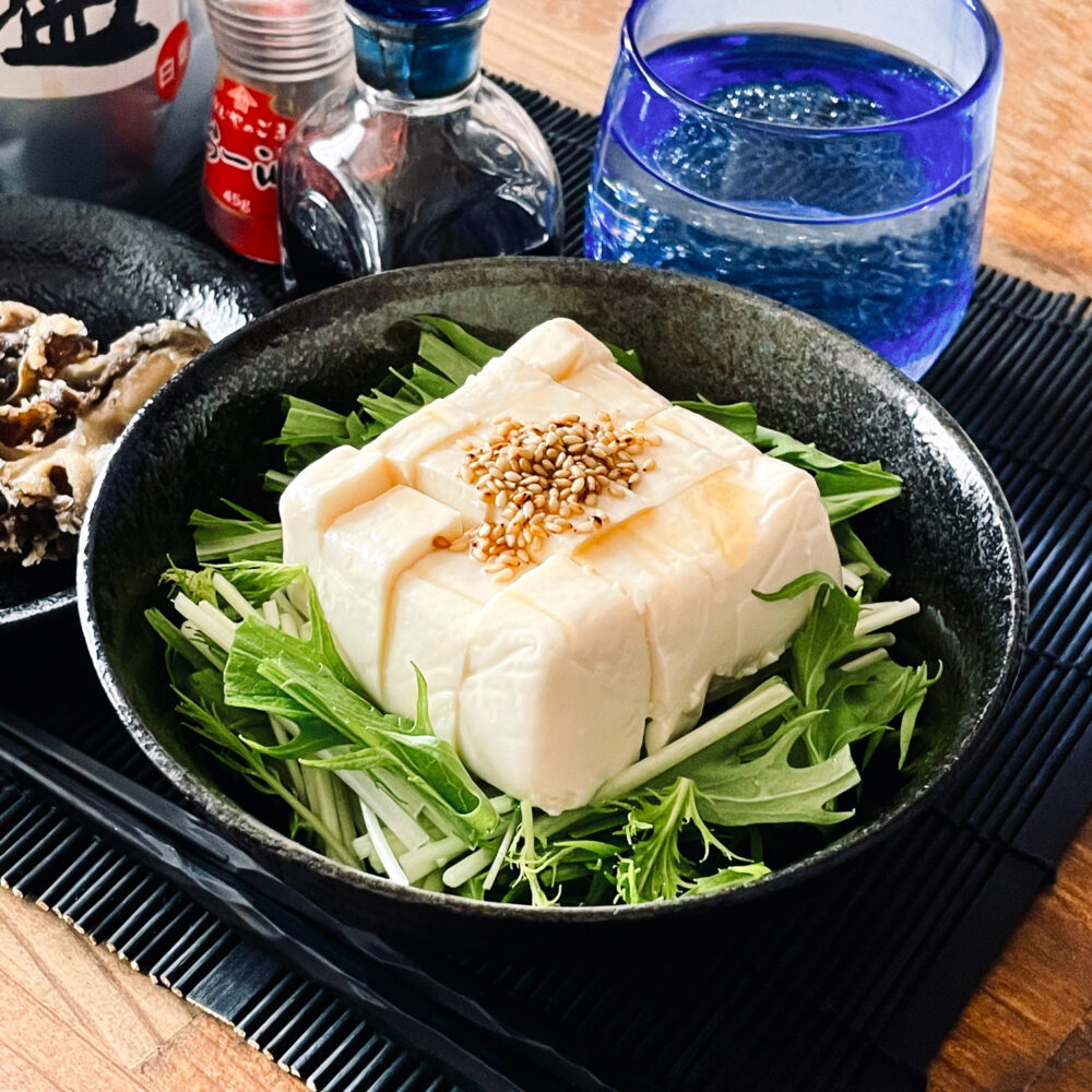水菜の塩とうサラダ
