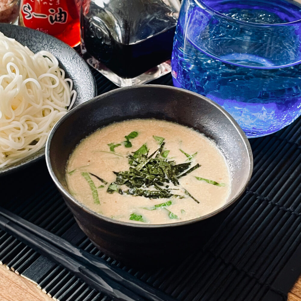 豆乳ピリ辛そうめん