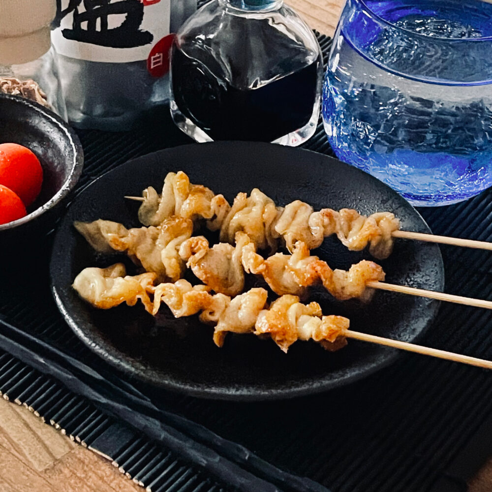 鶏皮の焼き鳥