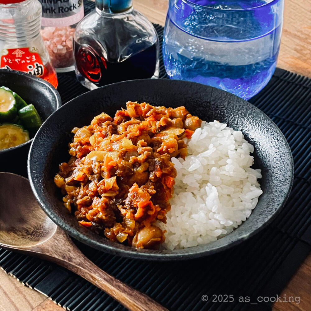 お豆のドライカレー