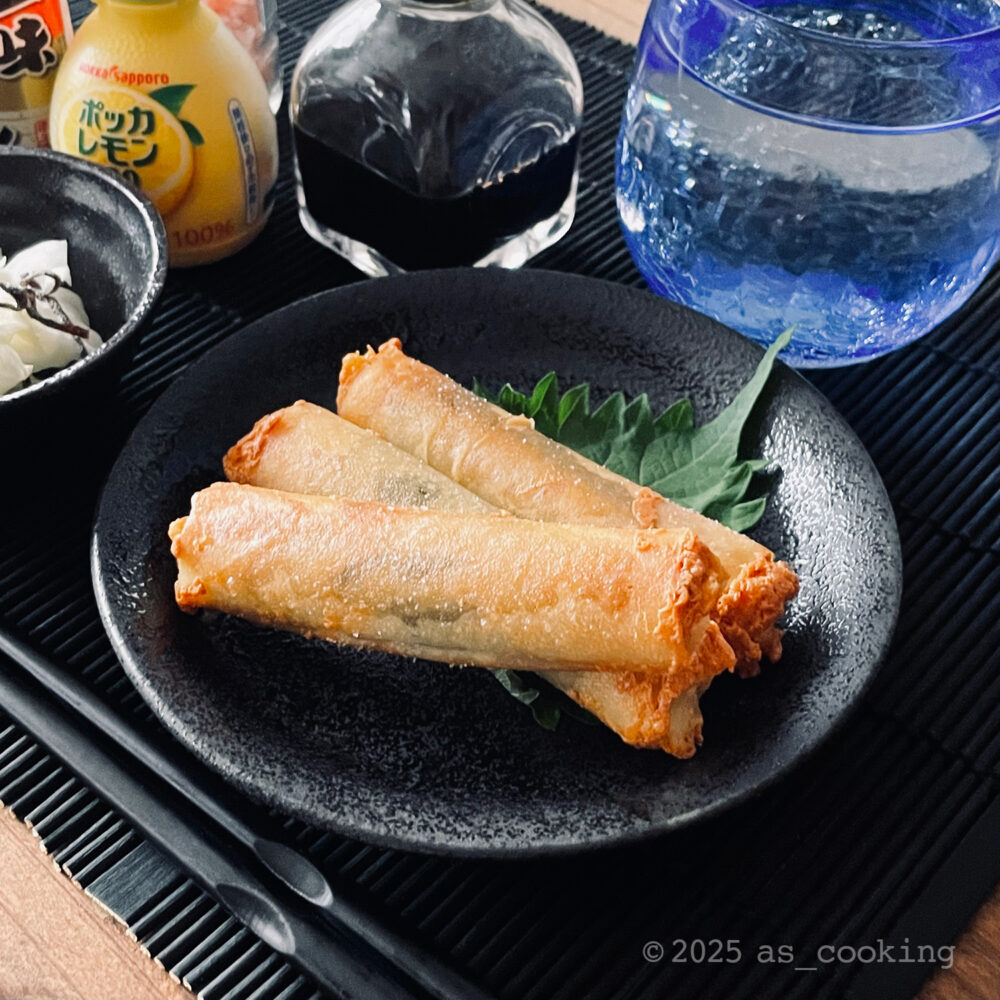 カニカマのりチー春巻き