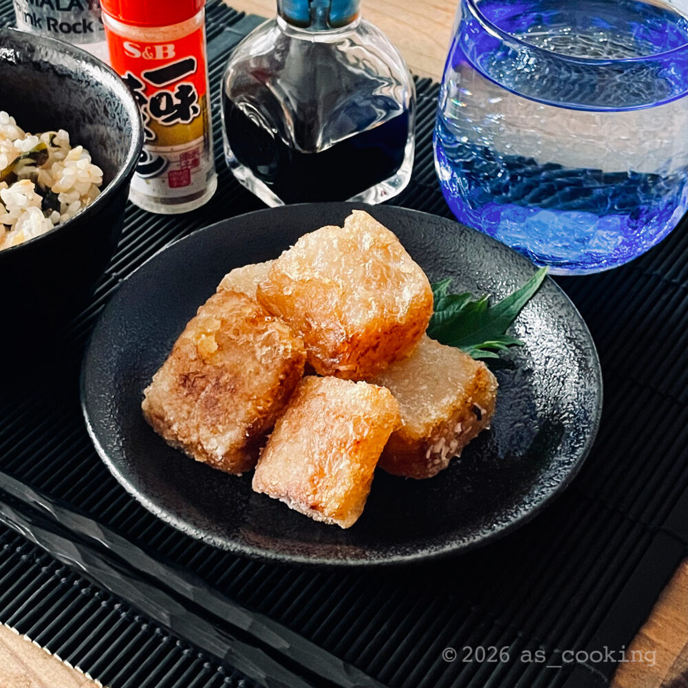 おでんの大根で作った唐揚げ