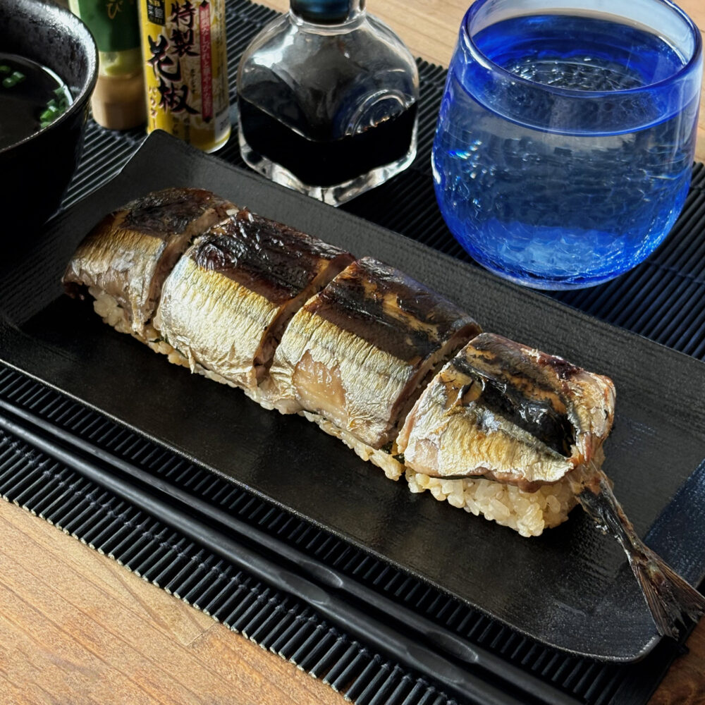 香ばしく焼き上がったさんまんま